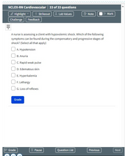 Cardiovascular-NCLEX RN Exam Prep 2026/27