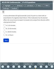 Cardiovascular-NCLEX RN Exam Prep 2026/27