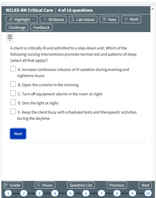 Critical Care-NCLEX RN Exam Prep 2026/2027