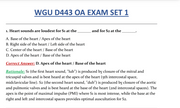 D443 Objective Assessment Health Assessment OA – Actual Questions & Answers (WGU) (Latest, Exams of Nursing