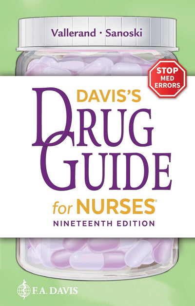 (New) Davis's Drug Guide for Nurses-Nineteenth Edition (19th Edition) – eBook