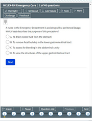 Emergency Care-NCLEX RN Exam Prep 40 questions