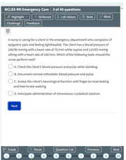 Emergency Care-NCLEX RN Exam Prep 40 questions