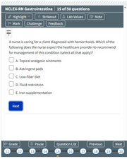 Gastrointestina-NCLEX RN Exam Prep 50 questions