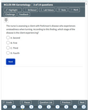 Gerontology-NCLEX RN Exam Prep 14 Questions