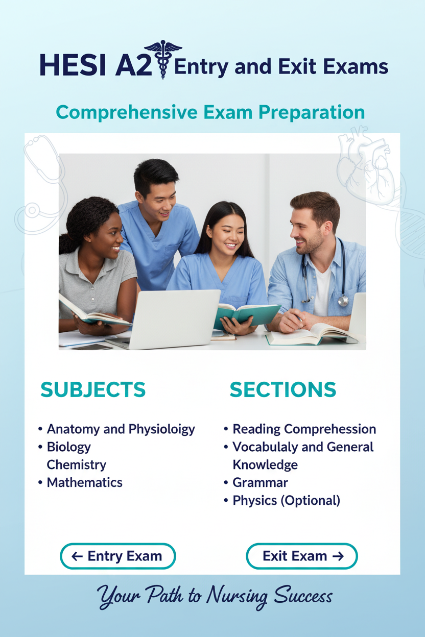 New: HESI A2 Actual Exam Questions 2026 Four Sets 1-4