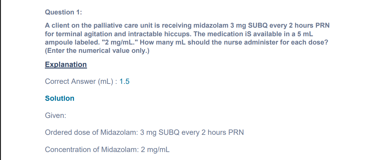 (New version) HESI RN Dosage Calculations: Comprehensive Practice Questions