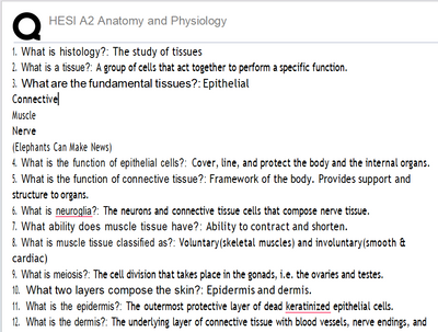 Q&A: HESI A2 Anatomy and Physiology 200 Questions 2026-27