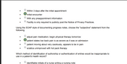 (Proctored Exam Study Guide) Health Data Content & Standards (HIM 1-4) Key Concepts