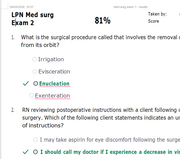 (Q&A) LPN Med Surg Proctored Exam2 146 Questions