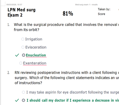 (Q&A) LPN Med Surg Proctored Exam2 146 Questions