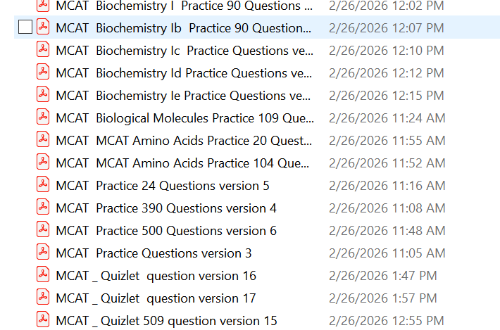 The MCAT (Medical College Admission Test) sections 10 versions with e-book