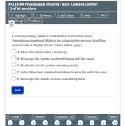 ATI NCLEX-RN Prep Physiological Integrity Basic Care and Comfort 299 Prep Quizzes