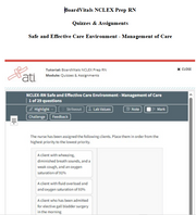 ATI NCLEX-RN Safe and Effective Care Environment Safety and Infection Control 114 Prep Quiz