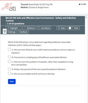 ATI NCLEX-RN Safe and Effective Care Environment Safety and Infection Control 114 Prep Quiz