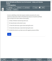 ATI NCLEX-RN Safe and Effective Care Environment Safety and Infection Control 114 Prep Quiz