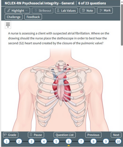 ATI NCLEX-RN Psychosocial Integrity - General-23 Prep Questions