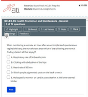 ATI NCLEX-RN Prep Health Promotion and Maintenance General  122 Questions