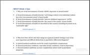 (New Proctored Exam Guide) NR547 Week 1 Quiz 1: SDOH & Psychiatric Diagnosis Answers