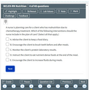 Nutrition-ATI NCLEX RN Exam Prep 48 questions