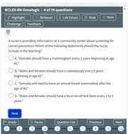 Oncologic-ATI NCLEX RN Exam Prep 29 Questions