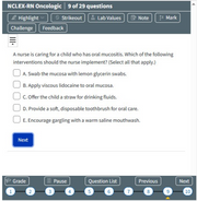 Oncologic-ATI NCLEX RN Exam Prep 29 Questions