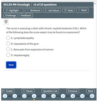 Oncologic-ATI NCLEX RN Exam Prep 29 Questions
