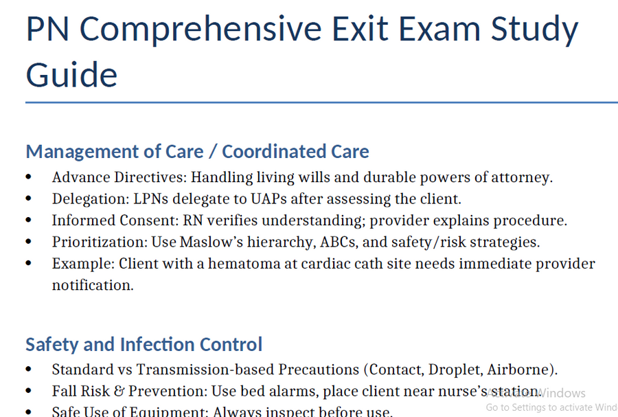 New PN Exit Exam Study Guide Overview 2026-2027