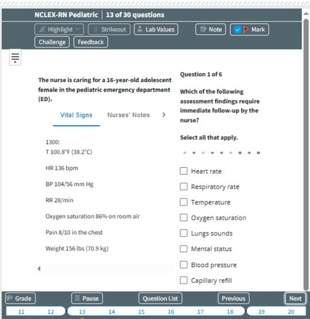 Pediatric-ATI NCLEX RN Exam Prep 30 Questions