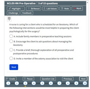Pre-Operative-ATI NCLEX RN Mastery Guide 15 Questions