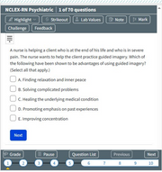 Psychiatric-ATI NCLEX RN Exam Prep 70 Questions
