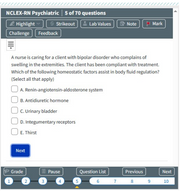 Psychiatric-ATI NCLEX RN Exam Prep 70 Questions