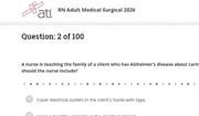 ATI RN Adult Medical-Surgical Proctored Exam 2026