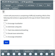 Respiratory-ATI NCLEX RN Exam Prep 40 Questions