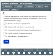 Respiratory-ATI NCLEX RN Exam Prep 40 Questions