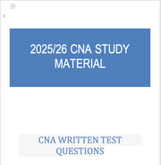 New: CNA WRITTEN TEST QUESTIONS 2026-60 Questions