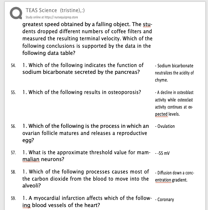 (New Q&A) TRISTINE – TEAS PRACTICE | QUIZLET 2026 – 225 QUESTIONS