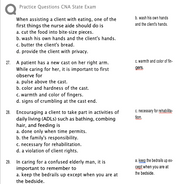 New: Practice Questions CNA State Exam 2026 Quizlet