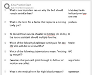 New: CNA Practice Exam 2025/26