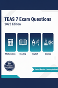 (All New Versions-10) TEAS 7 Study Guide Actual Exam Questions 2026