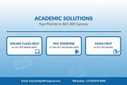 Generate a cover page that displays 1)Oneline class help for ACC 405 Module SNHU 2)Pay Someone to take for ACC 405 Module SNHU 3)Exam Help for ACC 405 Module. Contact Email:Instanthelp24hr@gmail.com or Whatsapp: +1(765)470-9090