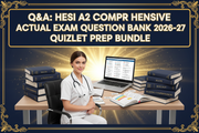 Q&A:HESI A2 Comprehensive Actual Exam Question Bank 2026-27 Quizlet Prep Bundle